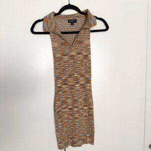 Knitted Multi Color Dress